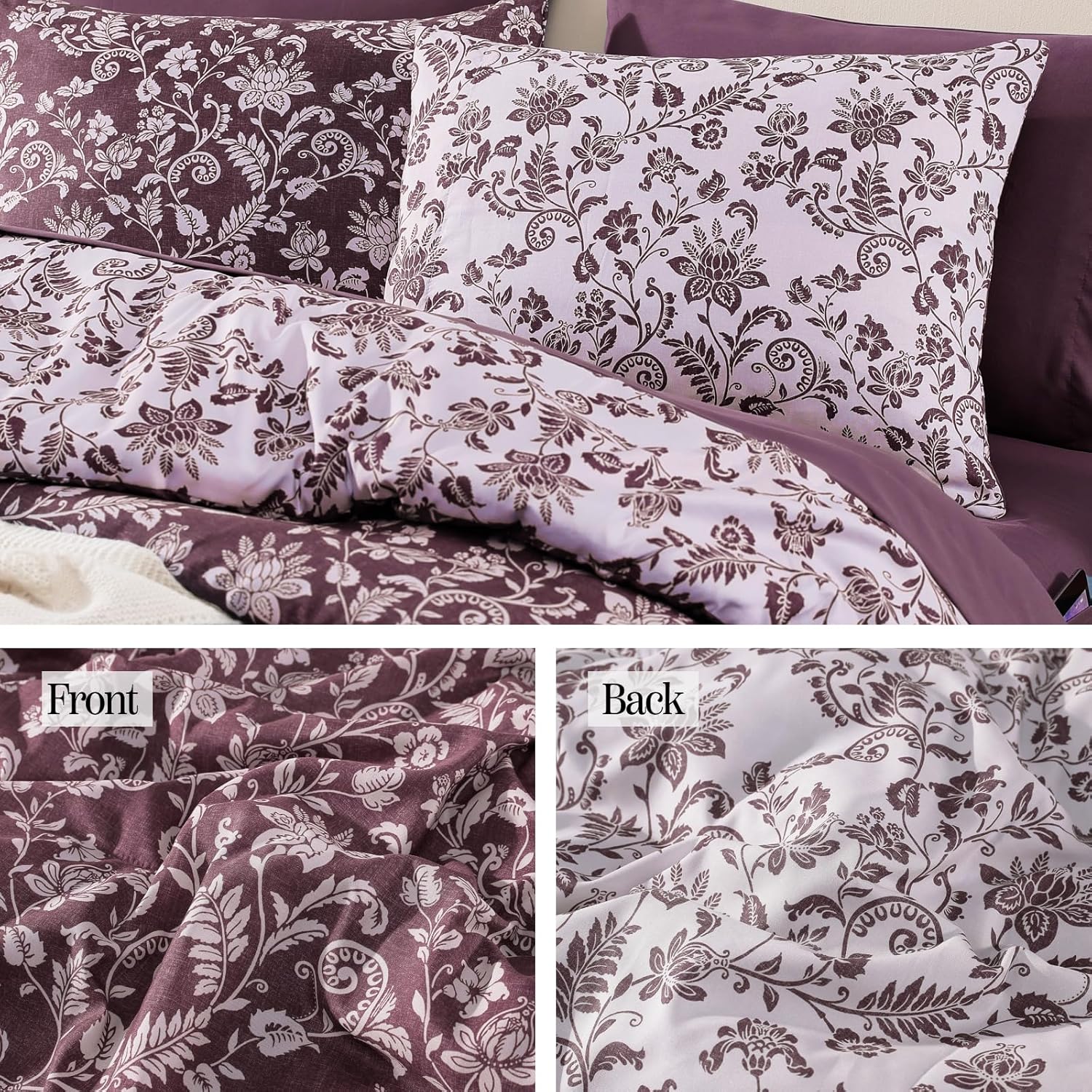 Botanical Flowers Comforter Set