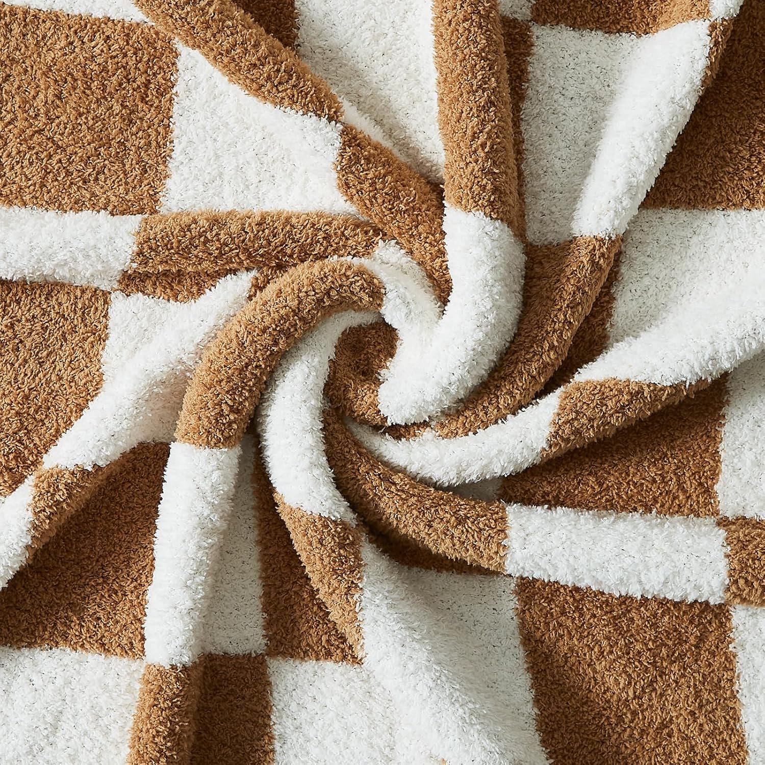 Melex Checkered Throw Blanket