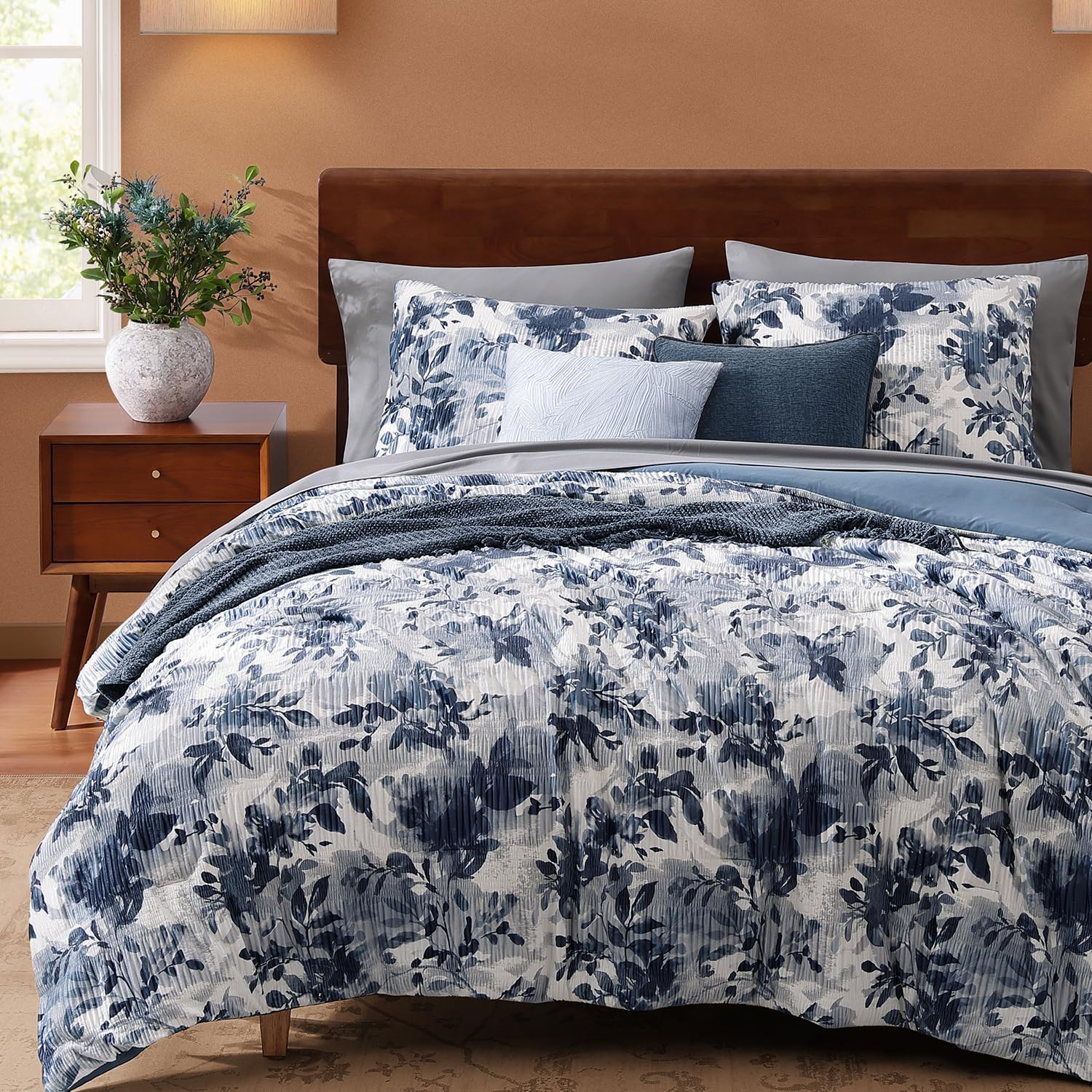 Melex Floral 7-piece Comforter Set