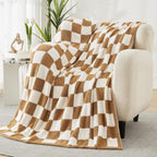 Melex Checkered Throw Blanket