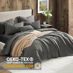Melex Textured Comforter Set