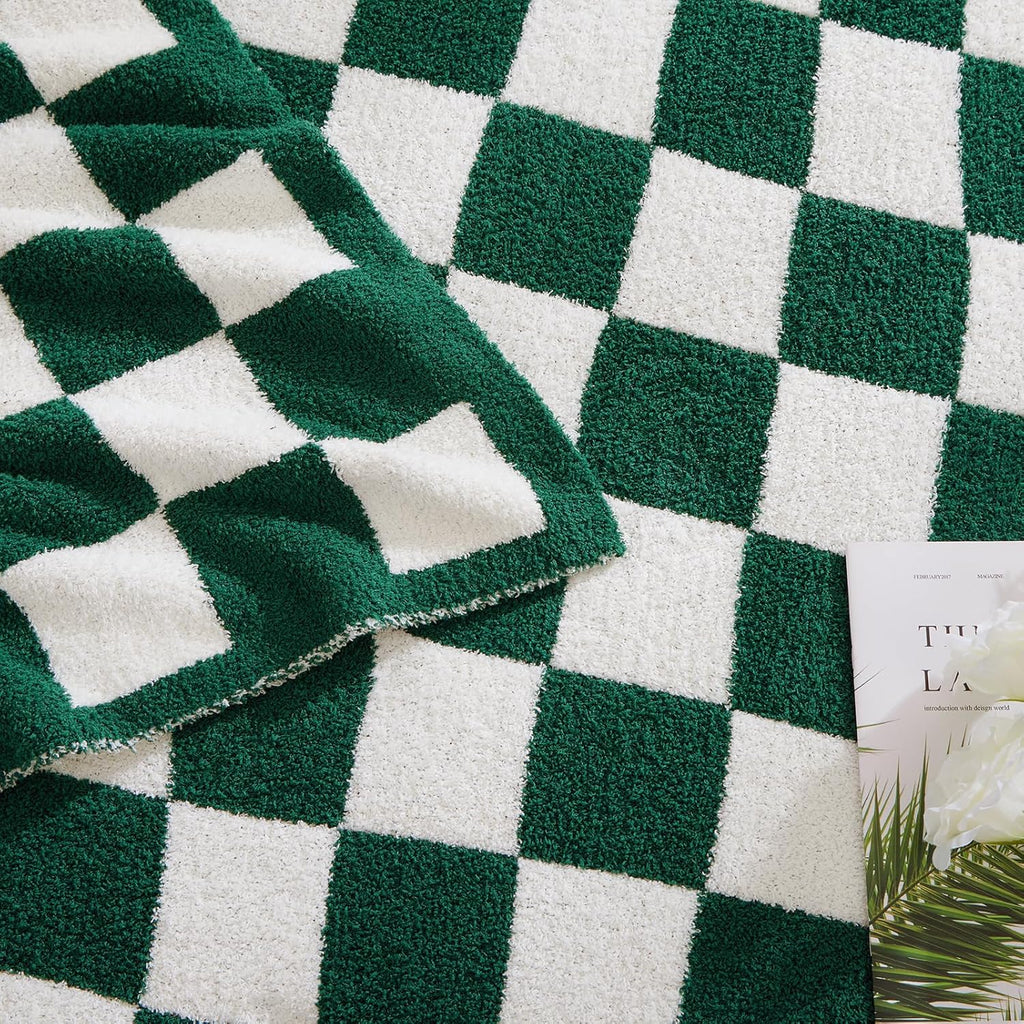 Melex Checkered Throw Blanket