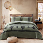 Melex Embroidery Comforter Set