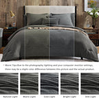 Melex Textured Comforter Set