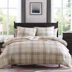Melex Plaid Comforter Set