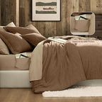 Melex Textured Comforter Set