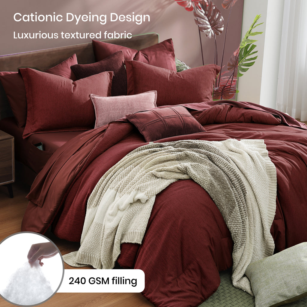 Cationic Dyeing Comforter Sets