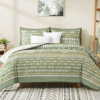 Melex Boho 7-Piece Bed in a Bag Comforter Set with Sheets