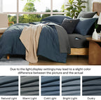 Prewashed fabric 7-piece Bed in a Bag Comforter Set