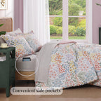 Melex Floral 7-piece Comforter Set