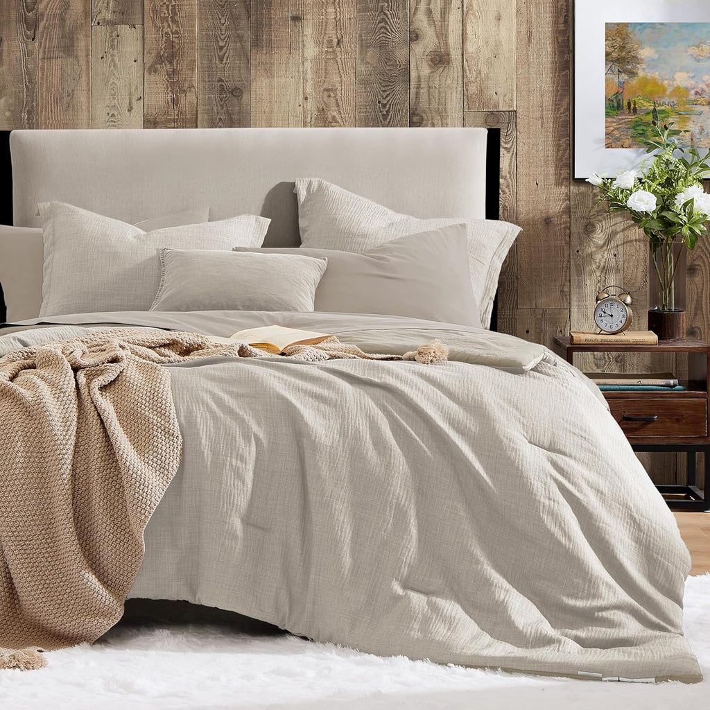 Melex Textured Comforter Set