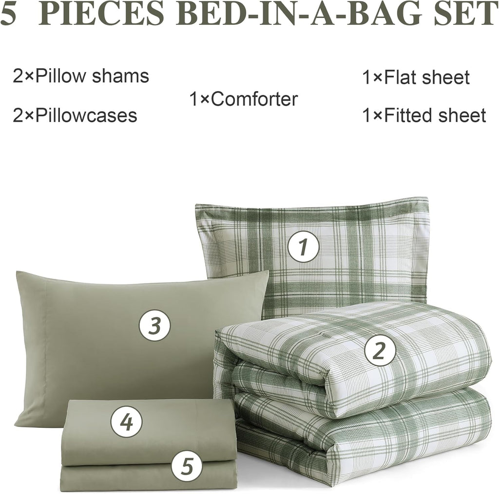 Catami Plaid Comforter Set