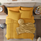 Melex 7-piece Bed in a Bag Comforter Set with Sheets