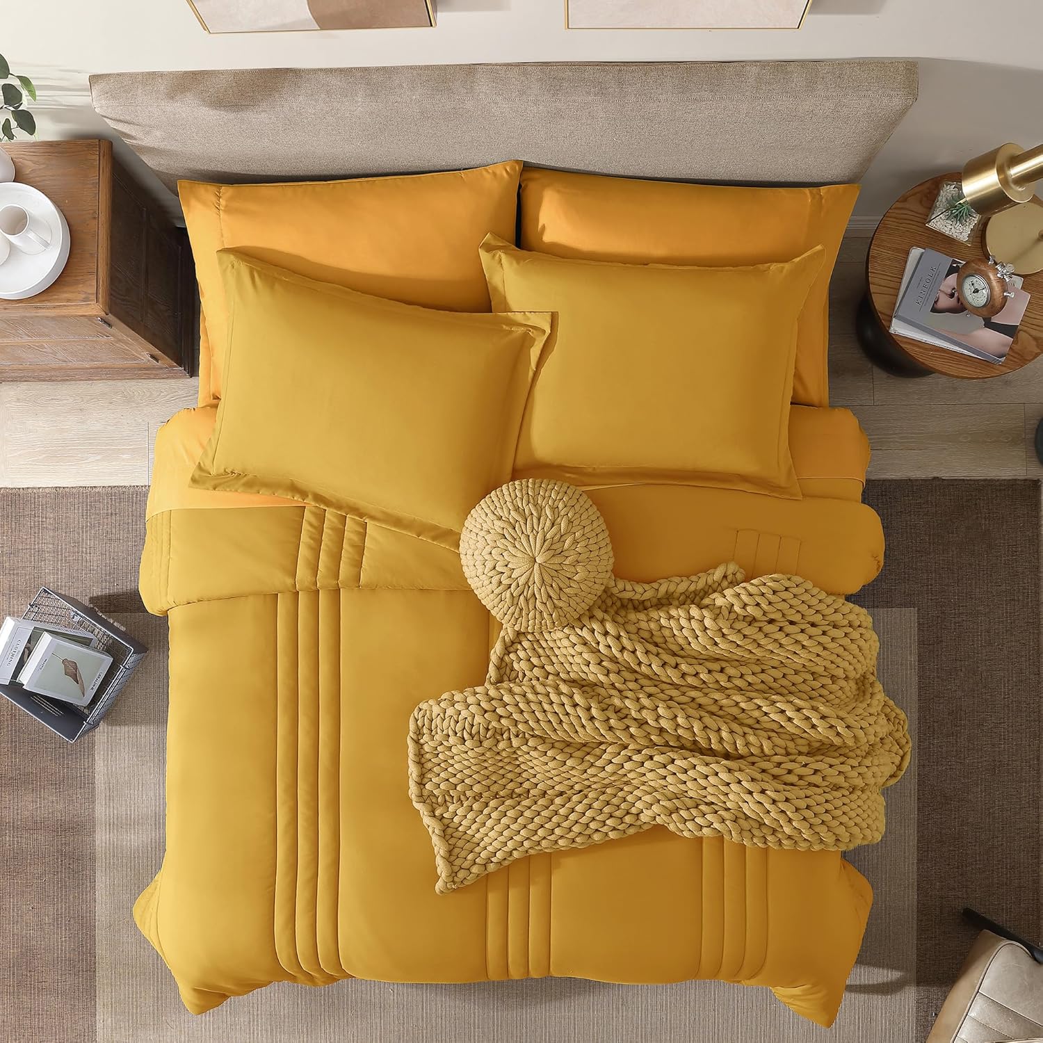 Melex 7-piece Bed in a Bag Comforter Set with Sheets