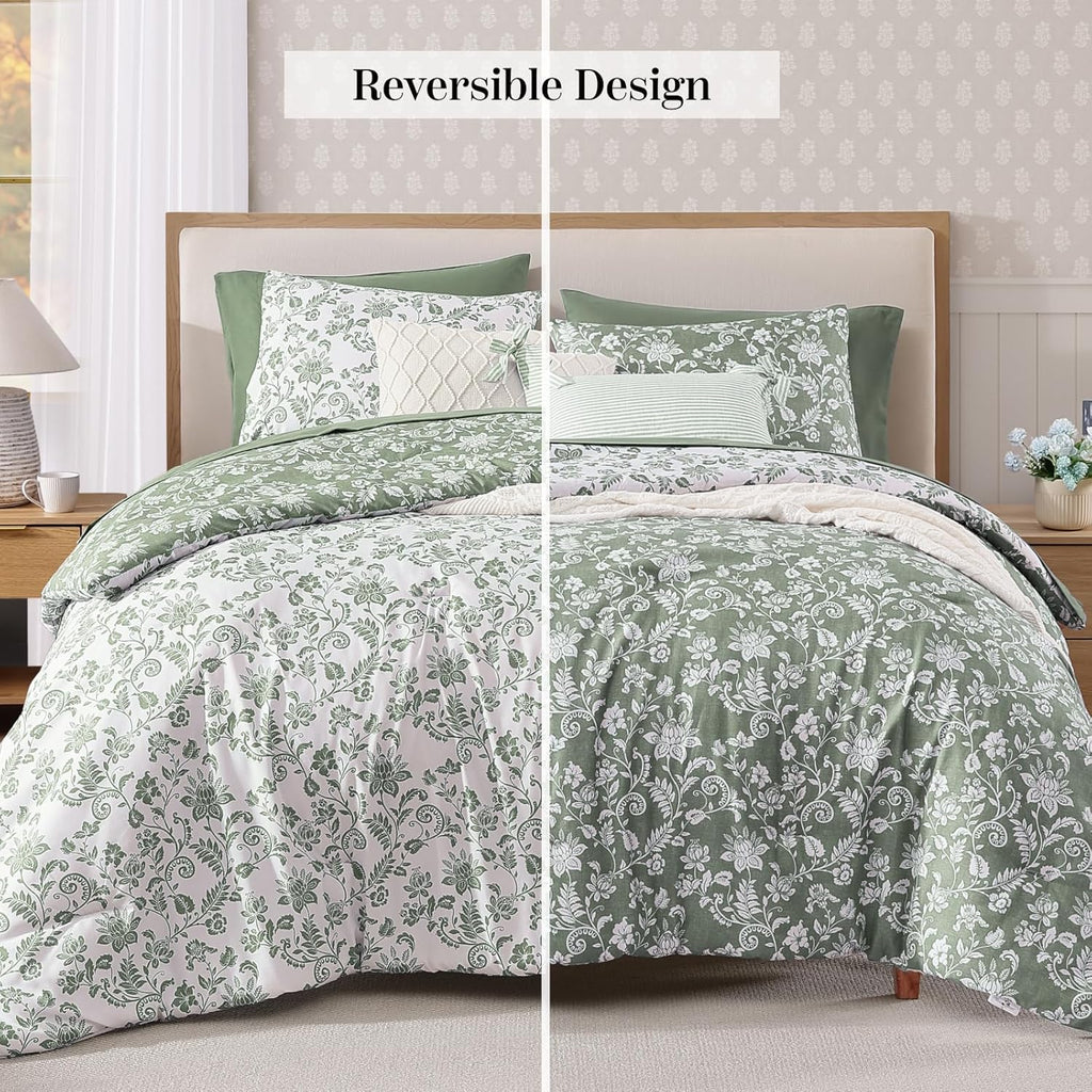 Botanical Flowers Comforter Set