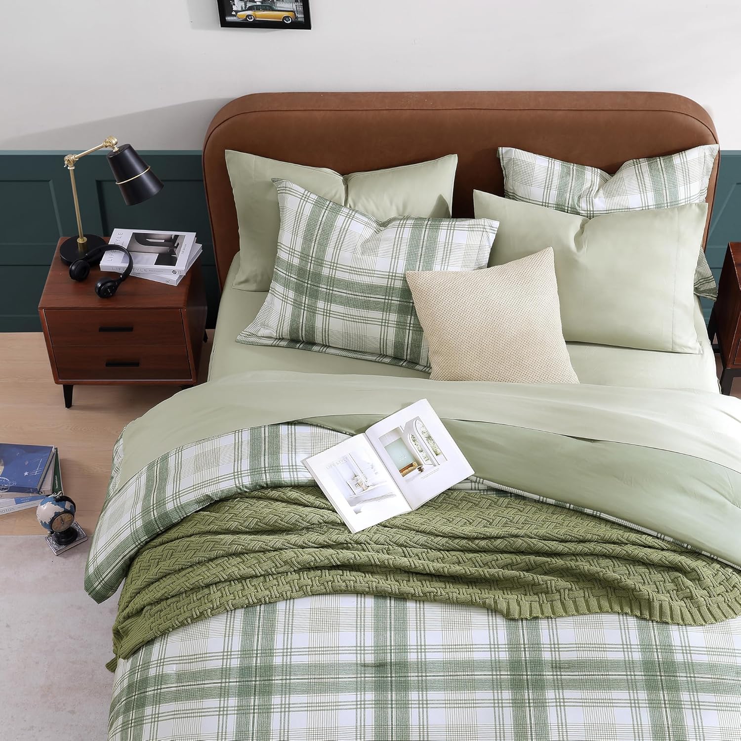 Catami Plaid Comforter Set