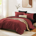 Prewashed fabric 7-piece Bed in a Bag Comforter Set