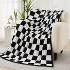 Melex Checkered Throw Blanket