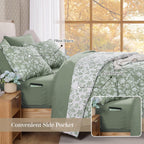 Botanical Flowers Comforter Set