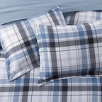 Melex Plaid Comforter Set