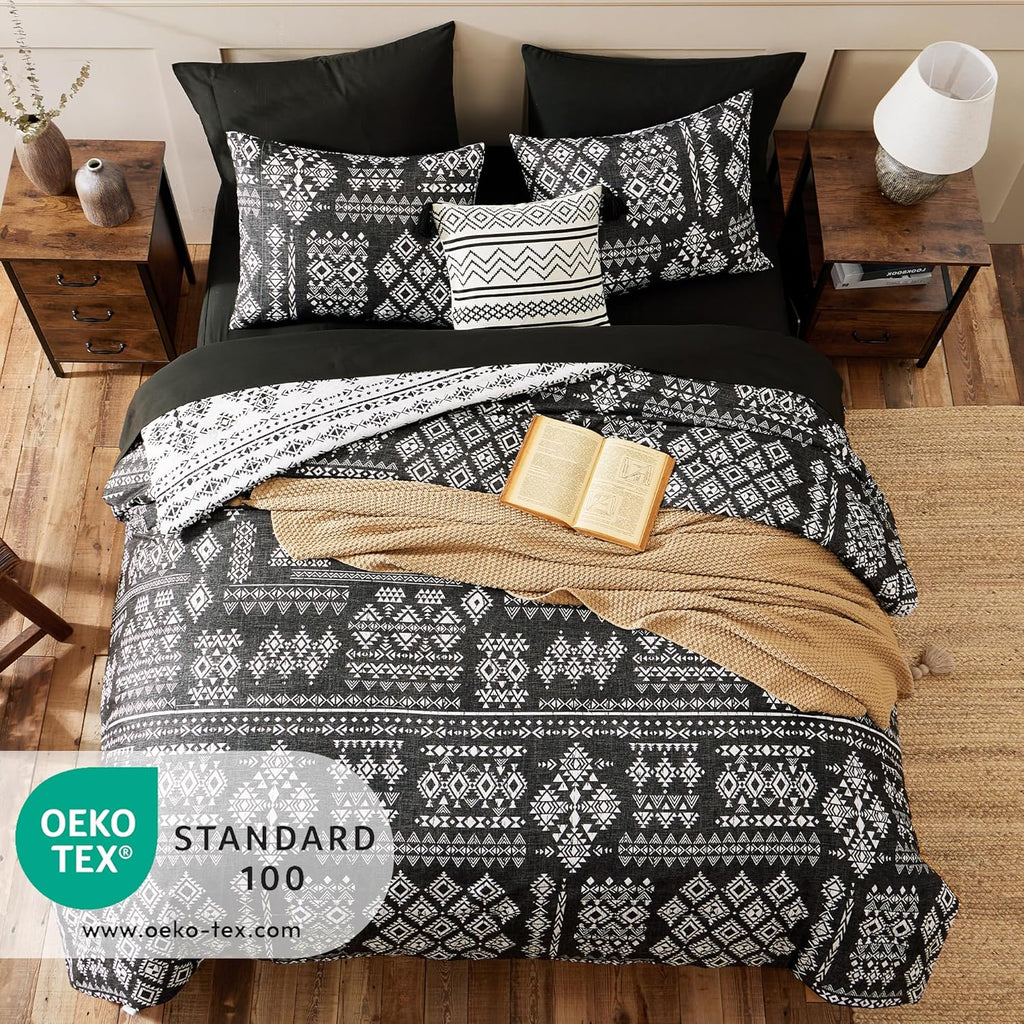 Melex Boho 7-Piece Bed in a Bag Comforter Set with Sheets