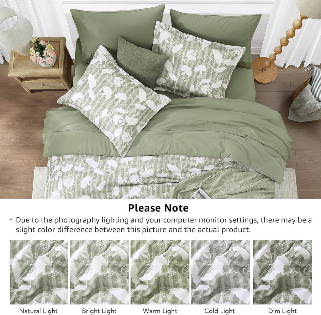 Botanical Flowers Comforter Set
