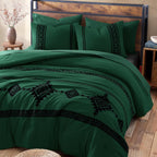 Melex Embroidery Comforter Set
