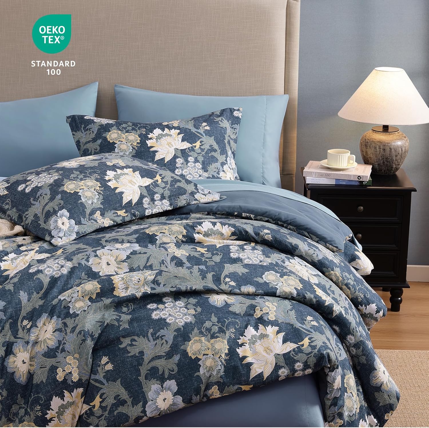 Botanical Flowers Comforter Set