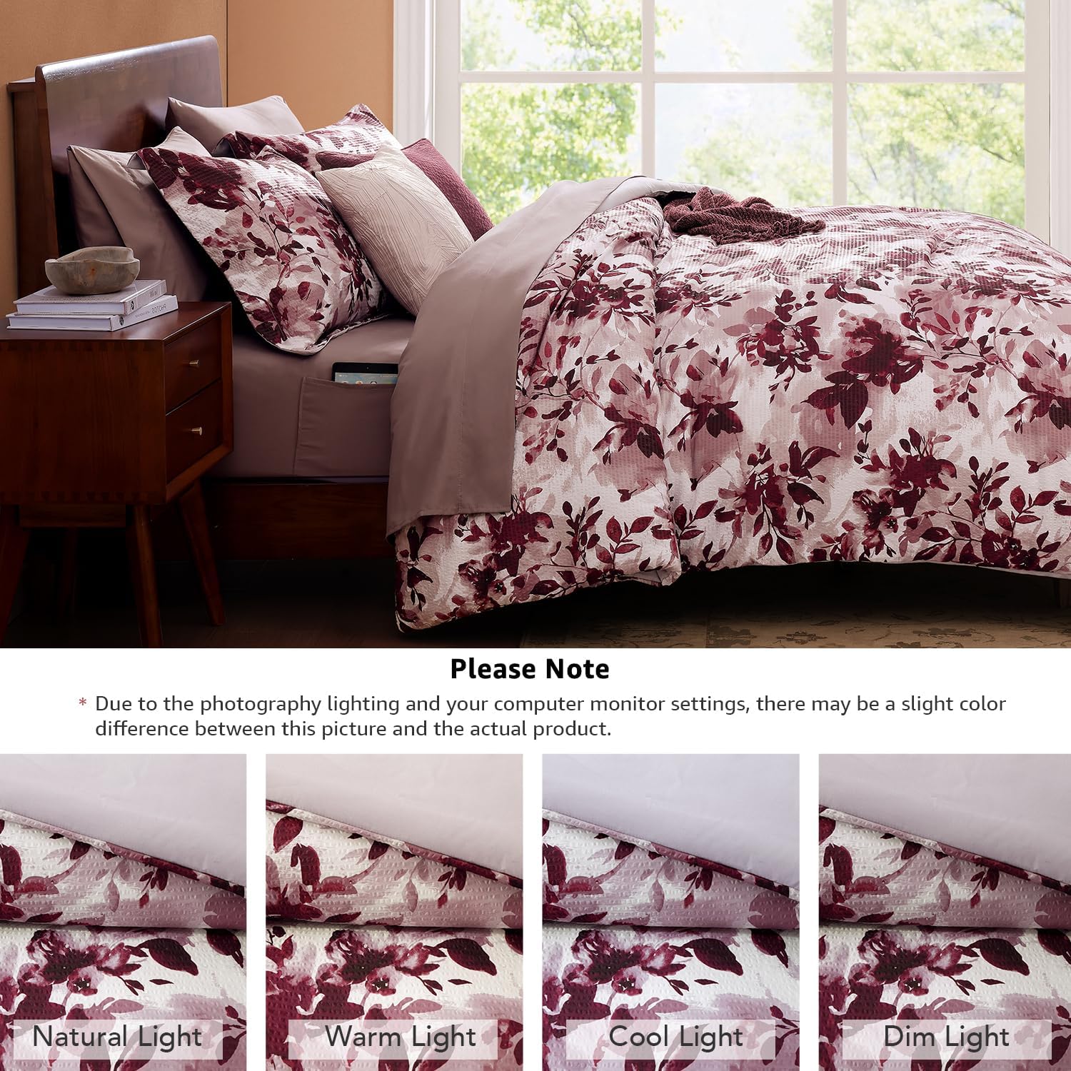 Melex Floral 7-piece Comforter Set