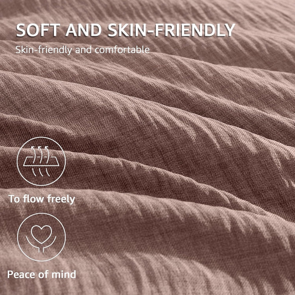 Melex Textured Comforter Set