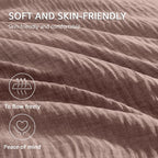 Melex Textured Comforter Set