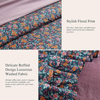 Melex Ruffle Comforter Set