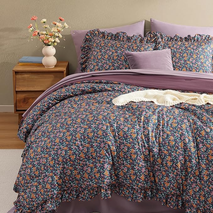 Melex Ruffle Comforter Set