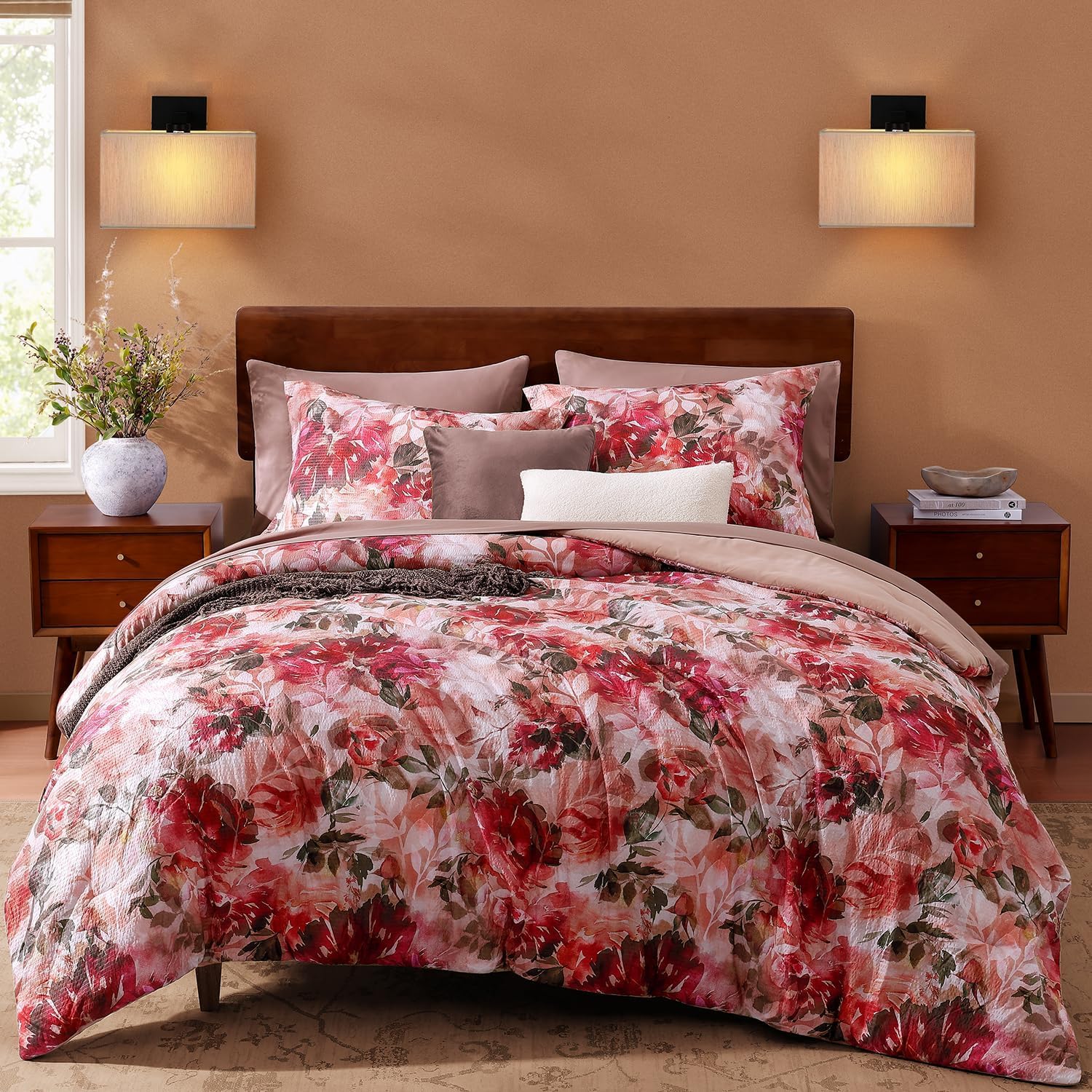 Melex Floral 7-piece Comforter Set