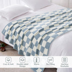 Melex Checkered Throw Blanket