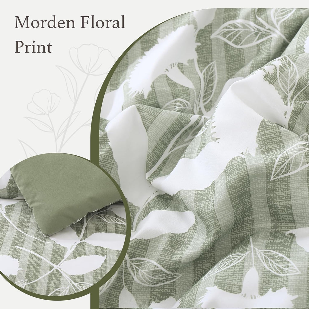 Botanical Flowers Comforter Set