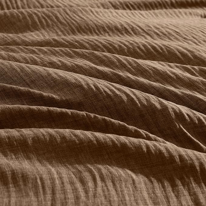 Melex Textured Comforter Set