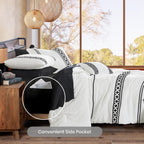 Melex Embroidery Comforter Set