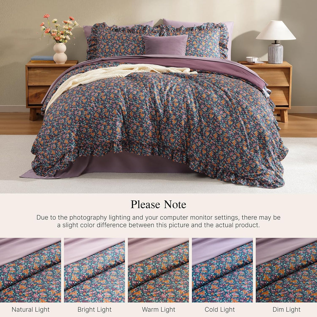 Melex Ruffle Comforter Set