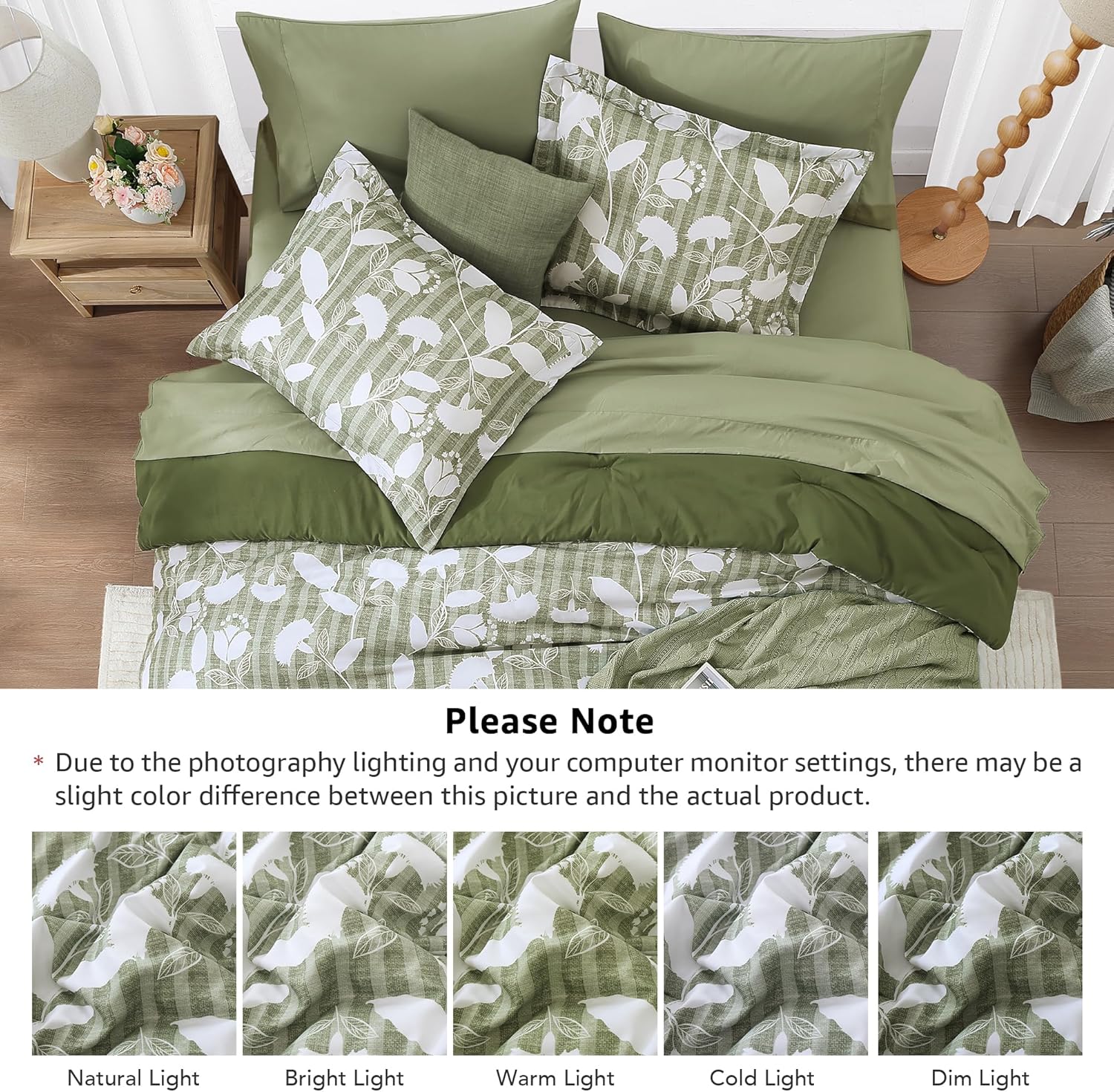 Botanical Flowers Comforter Set