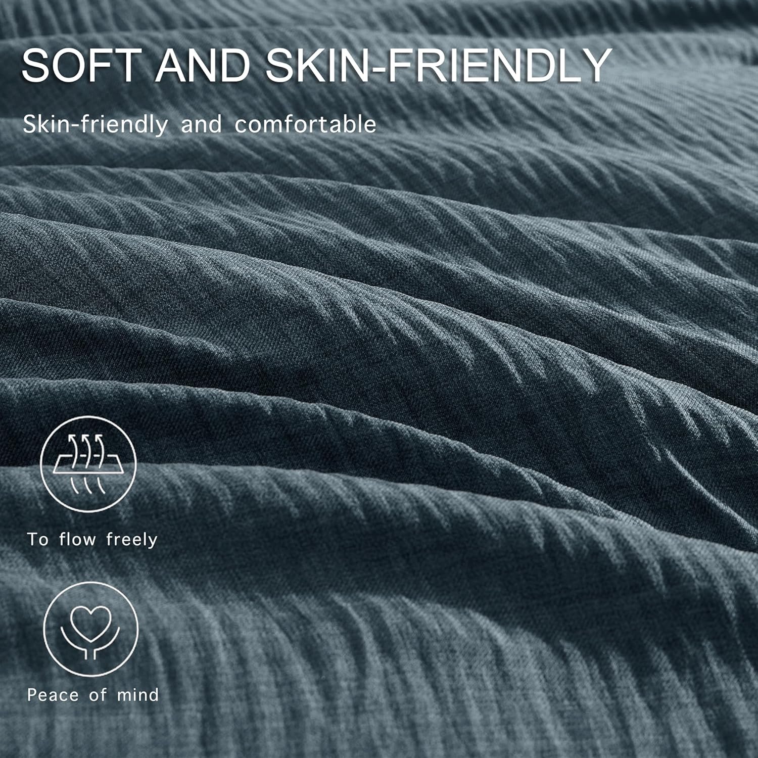 Melex Textured Comforter Set