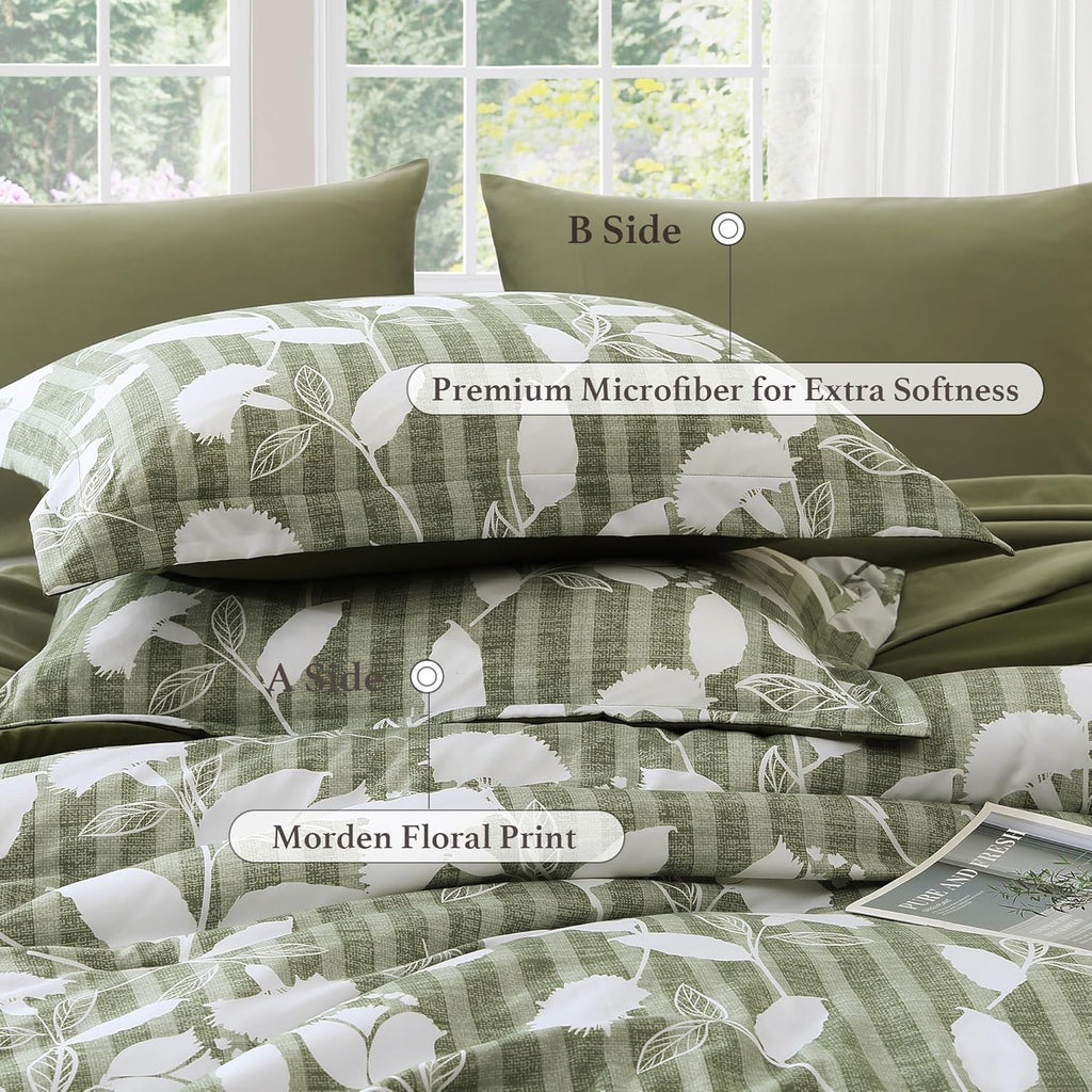 Botanical Flowers Comforter Set