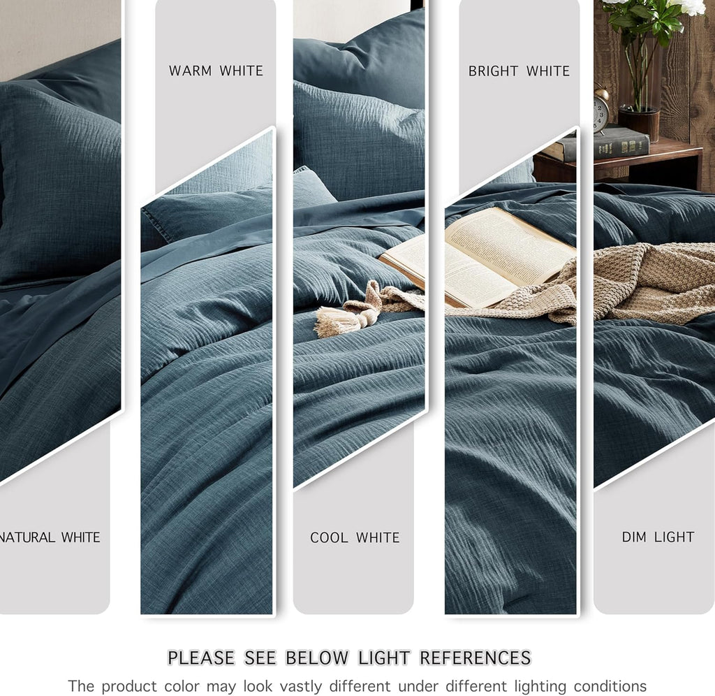 Melex Textured Comforter Set