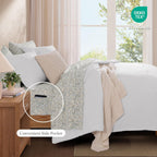 Melex Prewashed Bed in a Bag,Ultra Soft Comforter Bed Set with Sheets