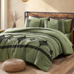 Melex Embroidery Comforter Set