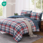 Melex Plaid Comforter Set