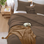 Prewashed fabric 7-piece Bed in a Bag Comforter Set