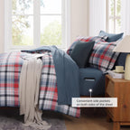 Melex Plaid Comforter Set