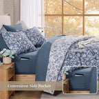 Botanical Flowers Comforter Set