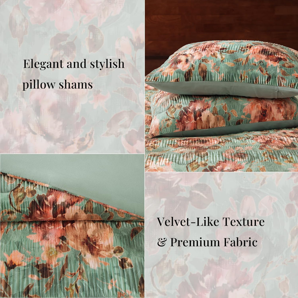 Melex Floral 7-piece Comforter Set